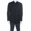 Hermes Black Cashmere Stand Up Collar Blazer L For Men -Deals Hermes Store luxury men hermes used clothes p217716 001