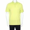 Hermes Fluorescent Cotton Pique Polo T Shirt XL For Men