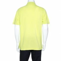 Hermes Fluorescent Cotton Pique Polo T Shirt XL For Men -Deals Hermes Store luxury men hermes used clothes p266878 004