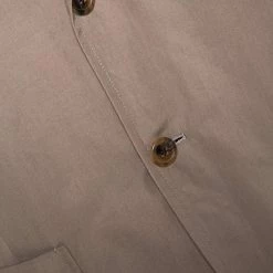 Hermes Dark Khaki Cotton Light Weight Two Buttoned Jacket XL For Men -Deals Hermes Store luxury men hermes used clothes p294202 002