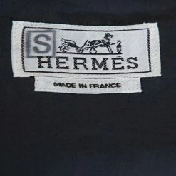 Hermes Charcoal Grey Cotton Zip Front Bomber Jacket L For Men -Deals Hermes Store luxury men hermes used clothes p309137 005