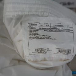 Hermes White Cotton Elasticized Waist Straight Leg Pants L For Men 13 Hermes White Cotton Elasticized Waist Straight Leg Pants L For Men -Deals Hermes Store luxury men hermes used clothes p321628 004