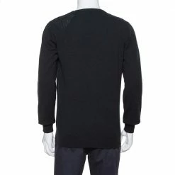 Hermes Black Spider Embroidered Cashmere Sweater L For Men -Deals Hermes Store luxury men hermes used clothes p347954 006