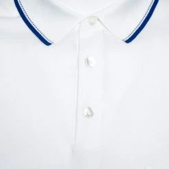 Hermes Hermès White Cotton Pique Polo T-Shirt 3XL For Men -Deals Hermes Store luxury men hermes used clothes p361508 004