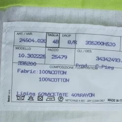 Hermes Neon Yellow Palm Beach Men's Pants EU48 For Men -Deals Hermes Store luxury men hermes used clothes p3966 0009