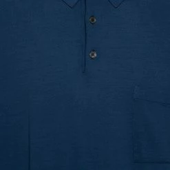 Hermes Blue Cotton Pique Polo T-Shirt XXL For Men -Deals Hermes Store luxury men hermes used clothes p462796 006