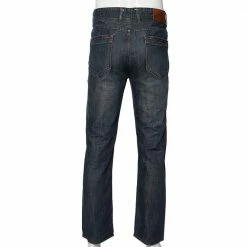 Hermes Blue Denim Logo Leather Tab Detail Jeans L For Men -Deals Hermes Store luxury men hermes used clothes p526889 010