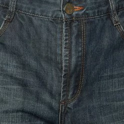 Hermes Blue Denim Logo Leather Tab Detail Jeans L For Men -Deals Hermes Store luxury men hermes used clothes p526889 013