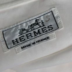 Hermes White Cotton Bomber Jacket XXXS For Men -Deals Hermes Store luxury men hermes used clothes p557832 005