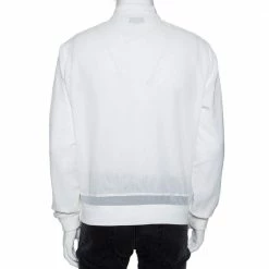 Hermes White Cotton Bomber Jacket XXXS For Men -Deals Hermes Store luxury men hermes used clothes p557832 009