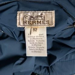 Hermes Hermès Blue Snakeskin Leather Reversible Jacket XL For Men -Deals Hermes Store luxury men hermes used clothes p568222 006