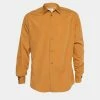 Hermes Mustard Yellow Cotton Button Front Shirt L For Men -Deals Hermes Store luxury men hermes used clothes p629611 001