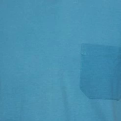 Hermes Hermès Blue Cotton Patch Pocket Detail Roundneck T-shirt M For Men -Deals Hermes Store luxury men hermes used clothes p638131 003