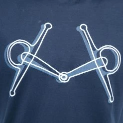 Hermes Navy Blue Mors Embroidered Cotton Crewneck T-Shirt M For Men -Deals Hermes Store luxury men hermes used clothes p649171 005