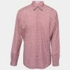 Hermes Red Printed Cotton Button Front Shirt XXXL For Men -Deals Hermes Store luxury men hermes used clothes p656133 001