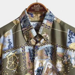 Hermes Multicolor Men's Shirt Size Tg.41 ( Collar ) For Men -Deals Hermes Store luxury men hermes used clothes p667739 021