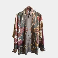 Hermes Multicolor Men's Shirt Size Tg. 42 ( Collar ) For Men
