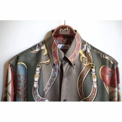 Hermes Multicolor Men's Shirt Size Tg. 42 ( Collar ) For Men -Deals Hermes Store luxury men hermes used clothes p667742 007