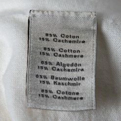 Hermes Cream Cashmere T-Shirt L For Men 16 Hermes Cream Cashmere T-Shirt L For Men -Deals Hermes Store luxury men hermes used clothes p680929 009