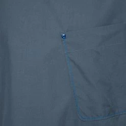 Hermes Slate Blue Cotton Poplin Zip Detail T-Shirt XXL For Men -Deals Hermes Store luxury men hermes used clothes p687990 006