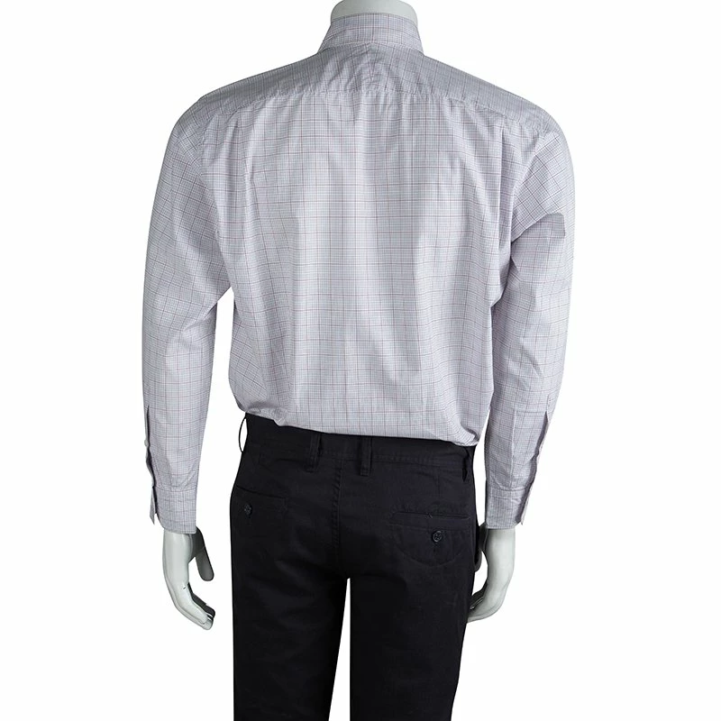 Hermes Checked Cotton Long Sleeve Button Down Shirt L For Men 5 Hermes Checked Cotton Long Sleeve Button Down Shirt L For Men - Image 3