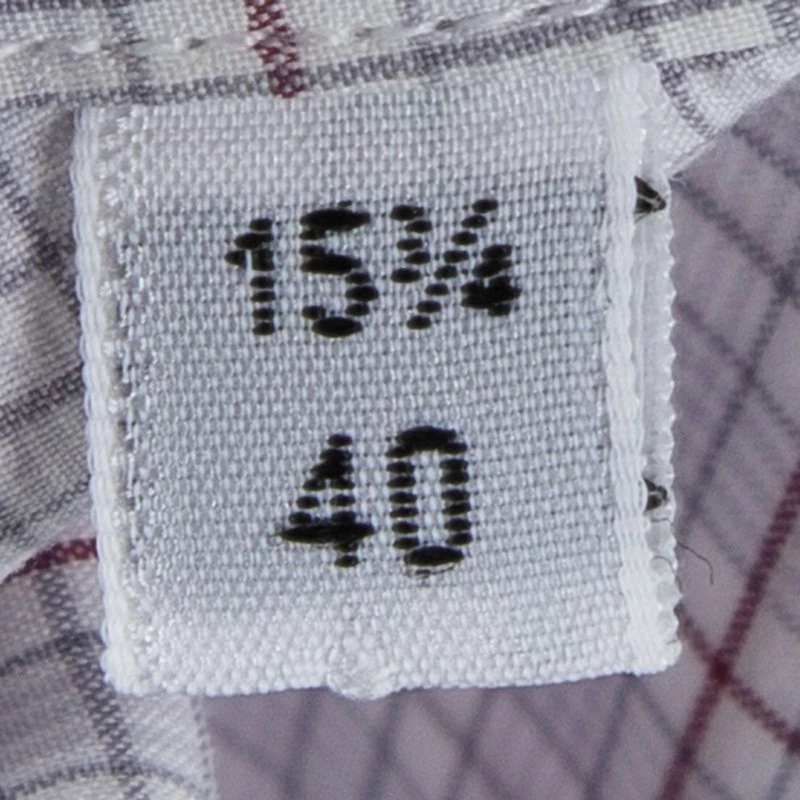 Hermes Checked Cotton Long Sleeve Button Down Shirt L For Men 8 Hermes Checked Cotton Long Sleeve Button Down Shirt L For Men - Image 6