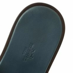 Hermes Slate Grey Croc Leather Izmir Sandals Size 43 For Men -Deals Hermes Store luxury men hermes used shoes p106432 007