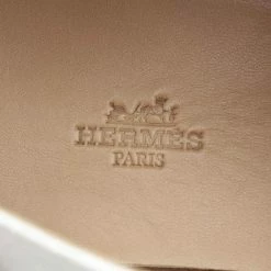 Hermes White Canvas And Leather Trim Kool Low Top Sneakers Size 42 For Men -Deals Hermes Store luxury men hermes used shoes p109458 005