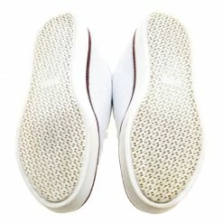 Hermes White Perforated Leather Inside Lace Up Sneakers Size 42.5 For Men -Deals Hermes Store luxury men hermes used shoes p114810 006