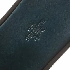 Hermes Dark Grey Leather Izmir Sandals Size 42 For Men -Deals Hermes Store luxury men hermes used shoes p185938 004