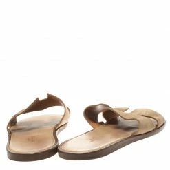 Hermes Light Brown Suede Izmir Sandals Size 42 For Men -Deals Hermes Store luxury men hermes used shoes p185940 002
