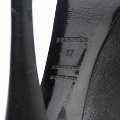 Hermes Black Woven Lace Up Peep Toe Booties Size 37 For Men -Deals Hermes Store luxury men hermes used shoes p23807 009