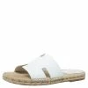 Hermes White Antigua Espadrille Sandals Size 42 For Men -Deals Hermes Store luxury men hermes used shoes p333578 003