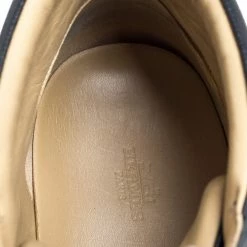 Hermes Black Leather High Top Lace Up Sneakers Size 46 For Men -Deals Hermes Store luxury men hermes used shoes p336204 004