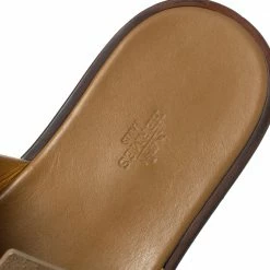 Hermes Beige Suede Izmir Sandals Size 43 For Men -Deals Hermes Store luxury men hermes used shoes p349761 004