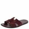 Hermes Brown Suede Izmir Sandals Size 43 For Men -Deals Hermes Store luxury men hermes used shoes p385903 004