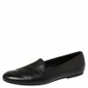 Hermes Black Leather Smoking Slippers Size 43 For Men -Deals Hermes Store luxury men hermes used shoes p388275 008