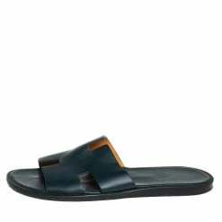 Hermes Hermés Green Leather Izmir Flats Sandals Size 41.5 For Men 11 Hermes Hermés Green Leather Izmir Flats Sandals Size 41.5 For Men -Deals Hermes Store luxury men hermes used shoes p407066 007