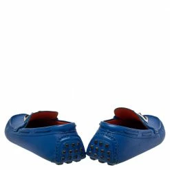 Hermes Hermés Blue Leather Slip On Loafers Size 43 For Men 14 Hermes Hermés Blue Leather Slip On Loafers Size 43 For Men -Deals Hermes Store luxury men hermes used shoes p416480 002