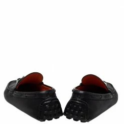 Hermes Black Leather Slip On Irving Loafers Size 41 For Men -Deals Hermes Store luxury men hermes used shoes p429310 005