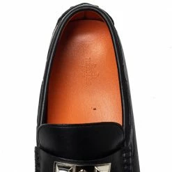 Hermes Black Leather Slip On Irving Loafers Size 41 For Men -Deals Hermes Store luxury men hermes used shoes p429310 007