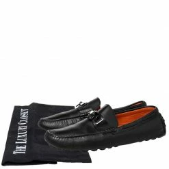 Hermes Black Leather Irving Slip On Loafers Size 41 For Men -Deals Hermes Store luxury men hermes used shoes p465963 1625976670 009