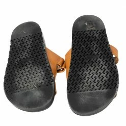 Hermes Brown Leather Chypre Sandals Size 40 For Men -Deals Hermes Store luxury men hermes used shoes p491837 005