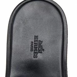 Hermes Black Alligator Leather Izmir Flat Sandals Size 43 For Men -Deals Hermes Store luxury men hermes used shoes p515330 001