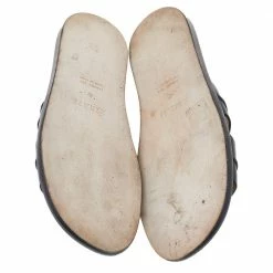 Hermes Black Leather Izmir Flat Slide Sandals Size 42 For Men -Deals Hermes Store luxury men hermes used shoes p525882 008