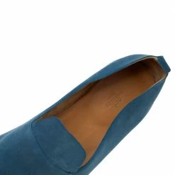 Hermes Blue Suede Milano Slip On Loafers Size 45 For Men -Deals Hermes Store luxury men hermes used shoes p560862 006