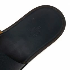 Hermes Hermés Dark Blue Leather Izmir Flat Slides Size 42.5 For Men 16 Hermes Hermés Dark Blue Leather Izmir Flat Slides Size 42.5 For Men -Deals Hermes Store luxury men hermes used shoes p564916 006