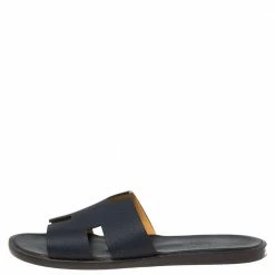 Hermes Hermés Dark Blue Leather Izmir Flat Slides Size 42.5 For Men 11 Hermes Hermés Dark Blue Leather Izmir Flat Slides Size 42.5 For Men -Deals Hermes Store luxury men hermes used shoes p564916 009