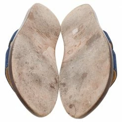 Hermes Hermés Blue Denim Izmir Flat Sandals Size 42 For Men -Deals Hermes Store luxury men hermes used shoes p565059 009