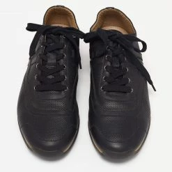 Hermes Black Leather Low Top Sneakers Size 41 For Men -Deals Hermes Store luxury men hermes used shoes p637758 004